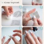 Newspaper Nail Art: Original Nail Design