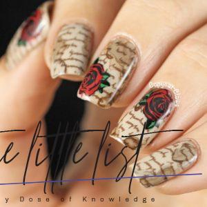 Newspaper Nail Art: Original Nail Design