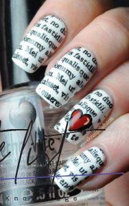 List : Newspaper Nail Art: Original Nail Design