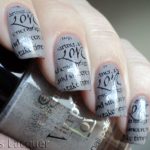 Newspaper Nail Art: Original Nail Design