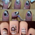 Newspaper Nail Art: Original Nail Design