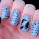 Newspaper Nail Art: Original Nail Design