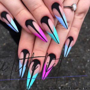 List : 44 Stunning Designs For Stiletto Nails For A Daring New Look