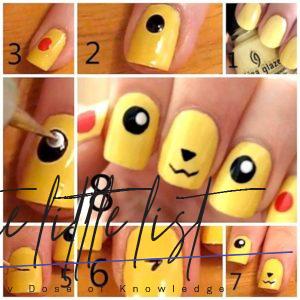 List : Pokemon Nails Art: Best Design Tutorial