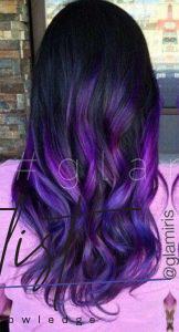 33 Cool Ideas Of Purple Ombre Hair