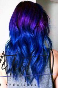 33 Cool Ideas Of Purple Ombre Hair