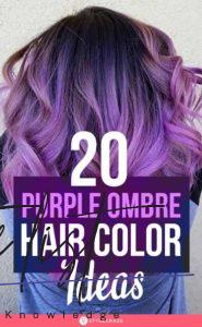 33 Cool Ideas Of Purple Ombre Hair