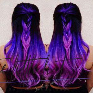 33 Cool Ideas Of Purple Ombre Hair