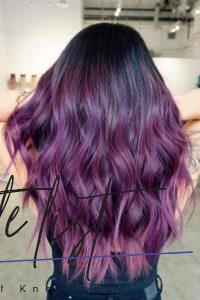 33 Cool Ideas Of Purple Ombre Hair