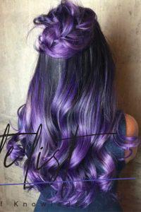 33 Cool Ideas Of Purple Ombre Hair