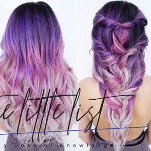 33 Cool Ideas Of Purple Ombre Hair