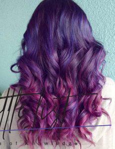 33 Cool Ideas Of Purple Ombre Hair