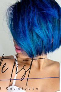 List : Blue Hairstyles For Women: Blue Hair Ideas 2020