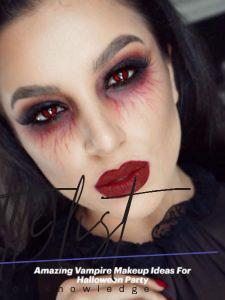 List : 42 Glam and Sexy Vampire Makeup Ideas 2020