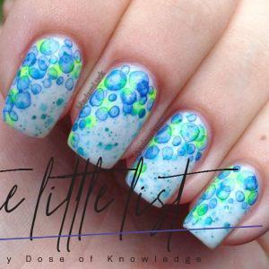 List : Water Drop Nails: How to Do Water Droplet Nail Art