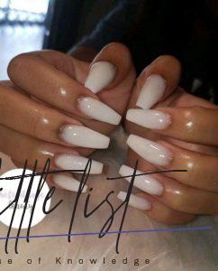 39 Fancy White Coffin Nails Designs