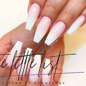 39 Fancy White Coffin Nails Designs