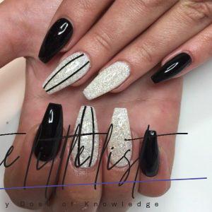 39 Fancy White Coffin Nails Designs