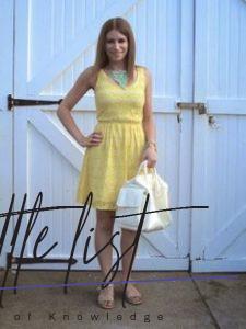 Yellow Dresses: What to Wear With Yellow Dress