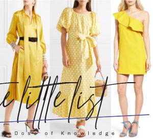 Yellow Dresses: What to Wear With Yellow Dress