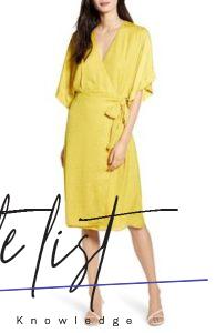 Yellow Dresses: What to Wear With Yellow Dress