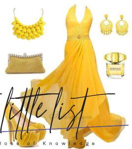 Yellow Dresses: What to Wear With Yellow Dress