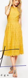 Yellow Dresses: What to Wear With Yellow Dress