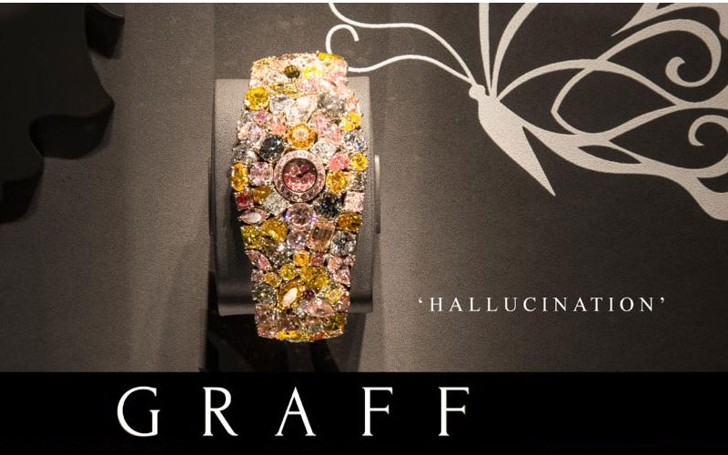 Graff Diamonds Hallucination - Ranking of the most expensive watches in the world