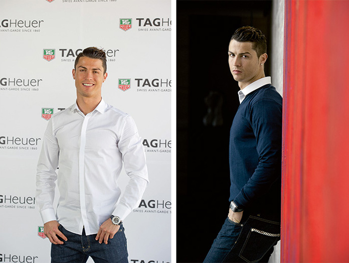 Cristiano Ronaldo, ambassador of TAG Heuer watches