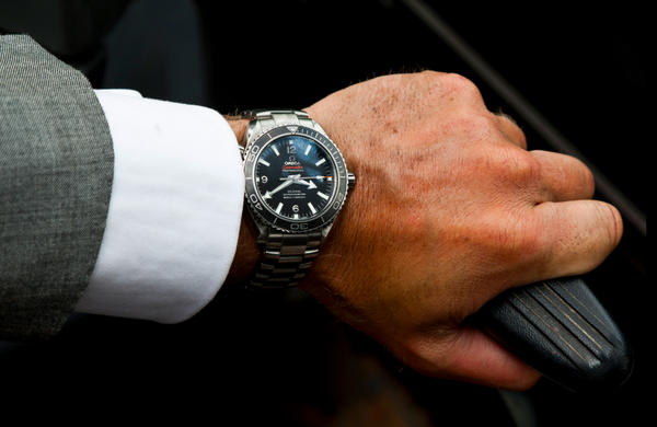 Watch of 007 on the wrist of Daniel Craig in James Bond Skyfall, sold for 195,000 euros