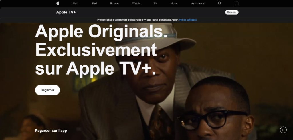 Apple TV + the streaming site competing with Netflix
