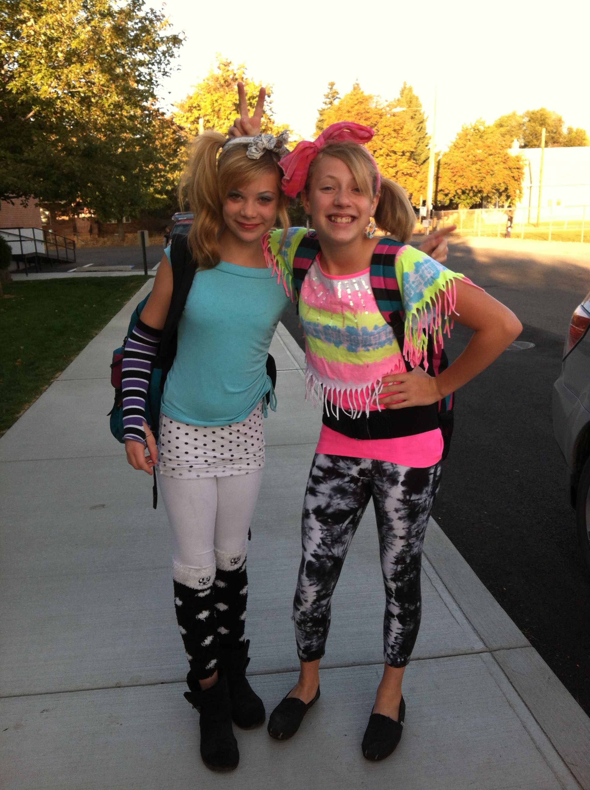 80s outfit ideas for school