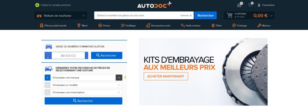 Autodoc is one of the best auto parts and spare parts websites