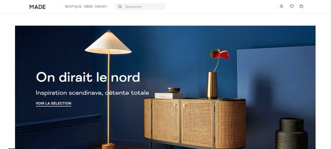 Made is one of the best interior design websites