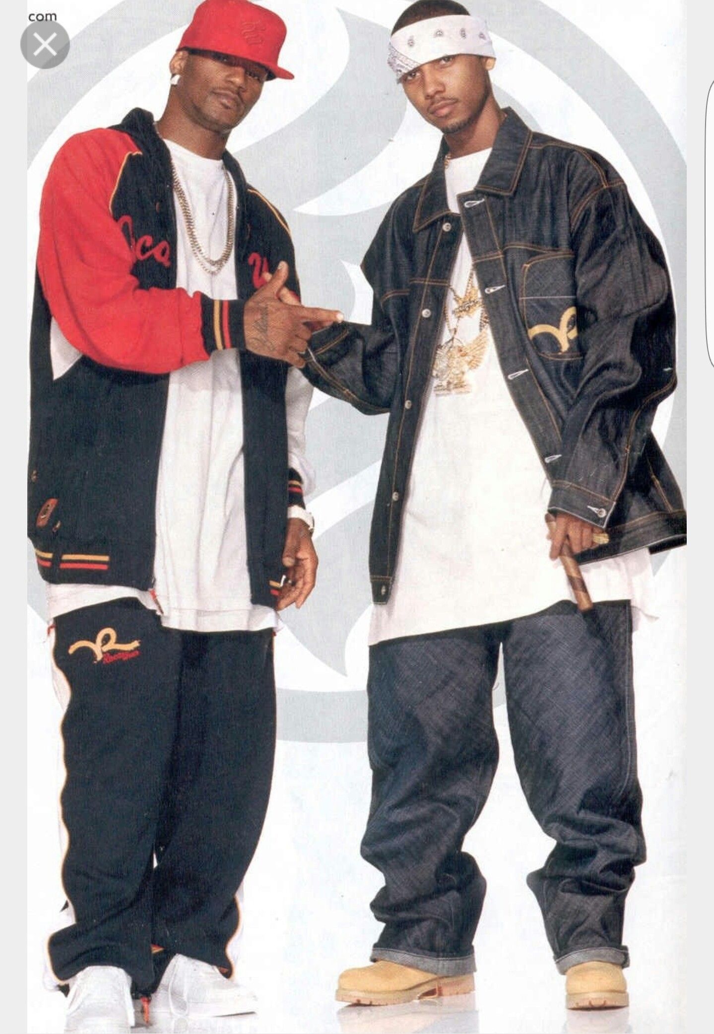 Cam'ron & Juelz Santana Hip hop outfits, Hip hop.