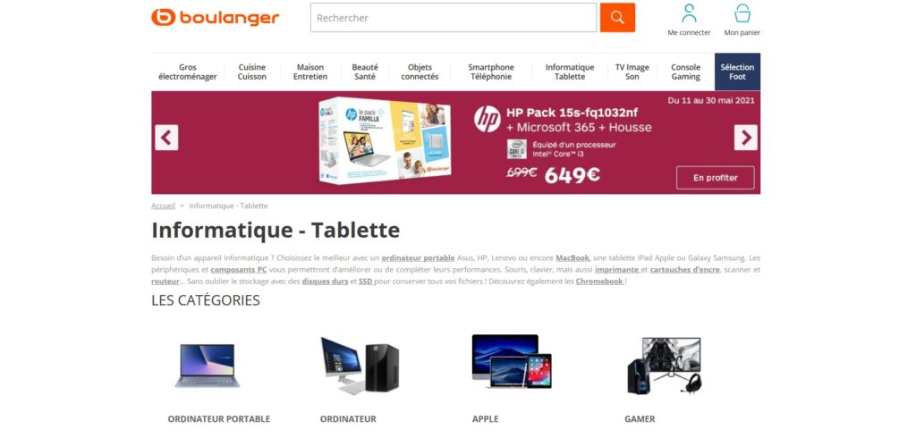 Boulanger is one of the best places to buy a computer