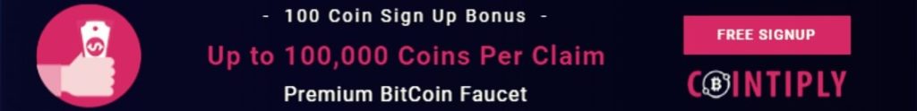 Cointiply faucet bitcoin faucethub banner