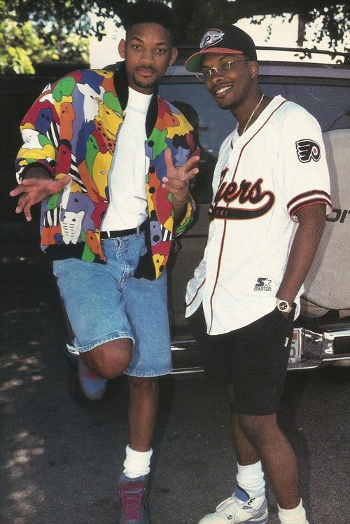 black 90s party outfit