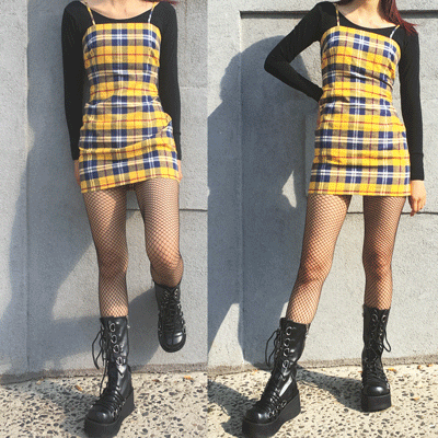 90s Grunge Dress Cotton