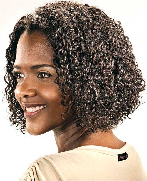 straight curly hair for black women