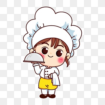 Cartoon Female Chef Restaurant, Chef, Cooking, Female Chef PNG and PSD