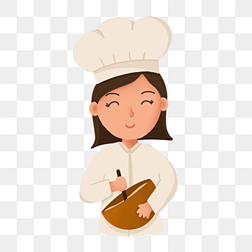 cartoon female chef, Female Chef, Chef Drawing, Women Cooking PNG and PSD