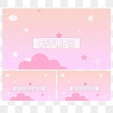 female twitch flow overlays offine package, Female twitch overlays, Free Female overlays, Twitch Streamer PNG and PSD