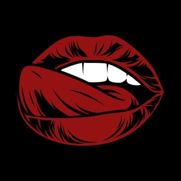 sexy lips open mouth with tongue attractive female mouth with saliva Clipart Tongue, Lip, Mouth PNG and vector image material