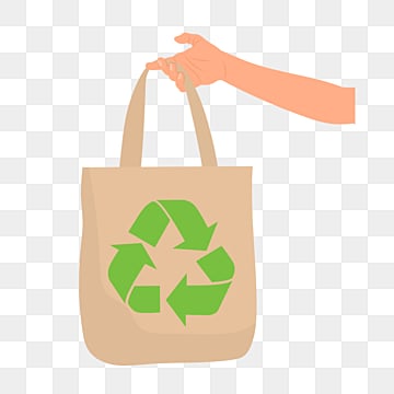 female hand with eco bag, bag, eco, cloth PNG and vector image material
