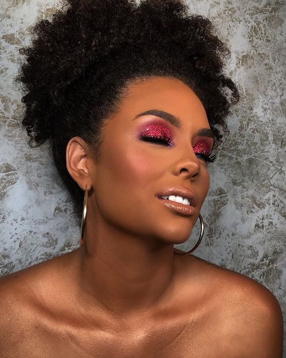2020 graduation makeup for black skin