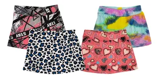 Kit 3 Short Skirt Infant Female Clothing Wholesale