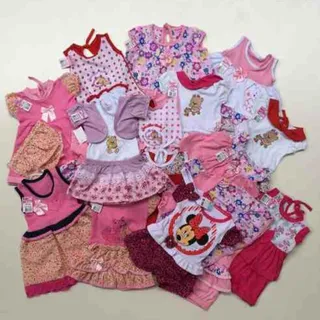 Clothes Baby Female Infant Girl Kit 10 Wholesale Set