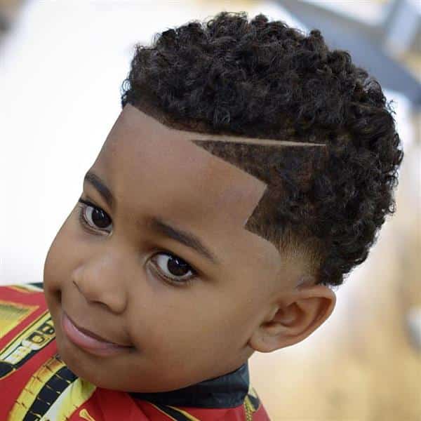 Male Child's Curly Haircuts