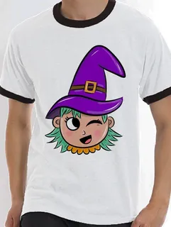 T-shirt Witch Eye Halloween Hat Design L2059